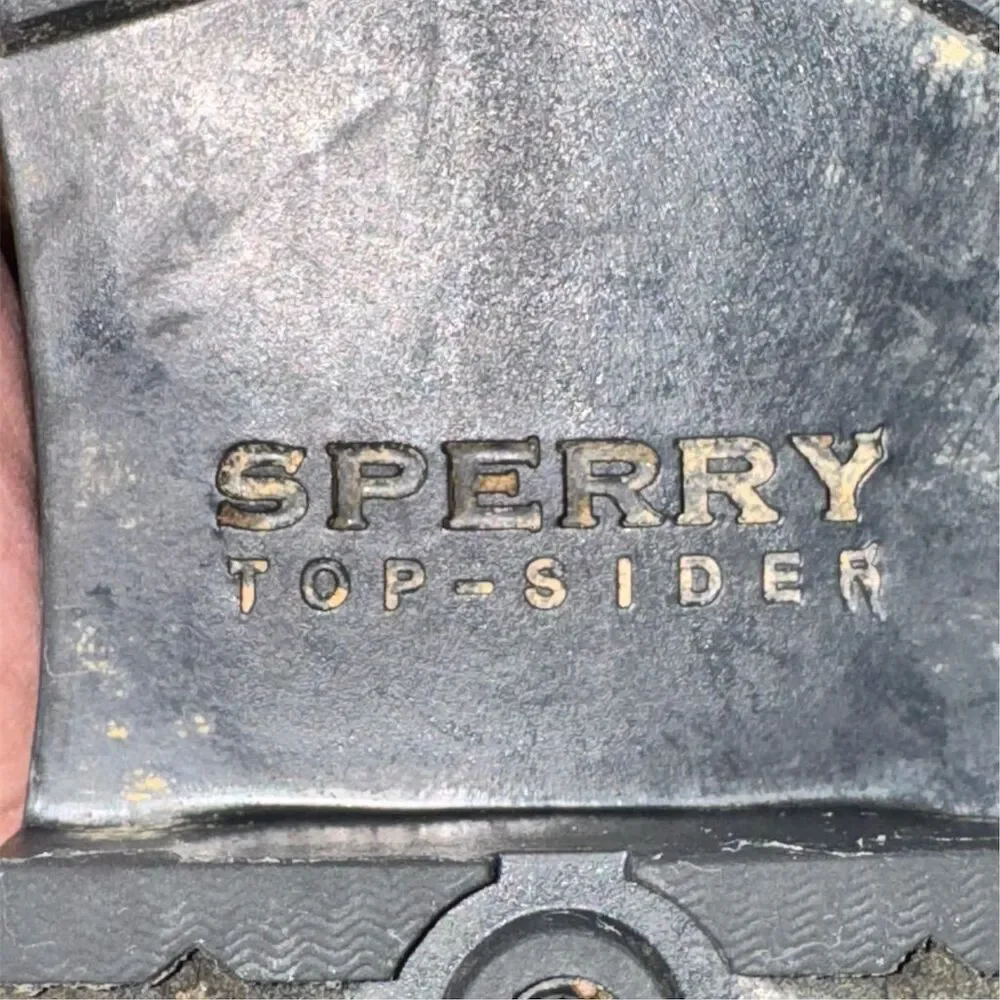 Sperry‎ Women's Black Walker Turk Waterproof Rain Boots Size 6 Tie Back Slip-on
